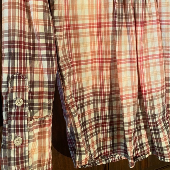 Free People Multi Color Button Down for Layering - Picture 2 of 4